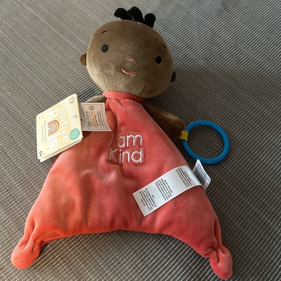 π10 Kids For Culture 10β Positive Pals Blanket Doll Crinkle and Teether NWT - Picture 3 of 7